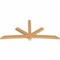Ekena Millwork Alberta Timber Gable Bracket, Western Red Cedar, 108"W x 49"H x 3 1/2"D x 5 1/2"F, 11/12 Pitch GBW108X49X0406ALB00SWR - alternate 2